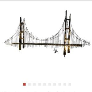 Bronze Bridge wall hanging